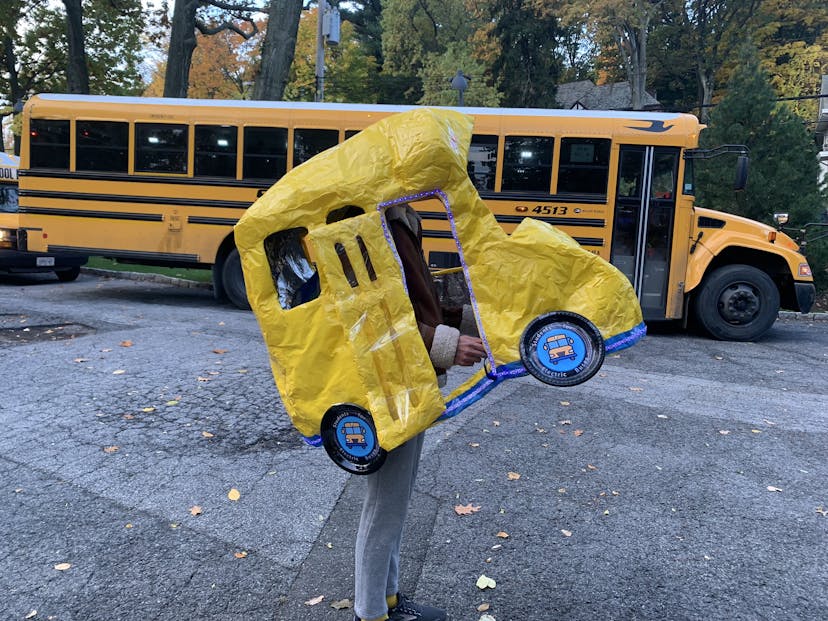 Electric School Bus Halloween Costume